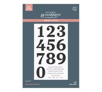 Spellbinders Press Plates From The Color Mix Celebrations-Bold Color Mix Numbers