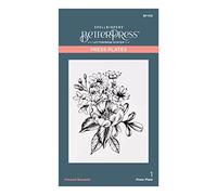 Spellbinders Pressed Bouquet Betterpress Plate, Metal, ONE