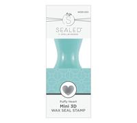 Spellbinders Puffy Heart Mini 3D Wax Seal from The Mini Wax Seals Collection