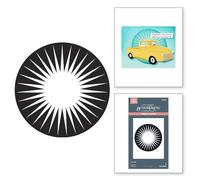 Spellbinders Radiant Starburst BetterPress Plate from The Classic Road Legends Collection by Mindy Eggen