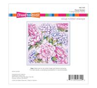 Spellbinders RSC-032 Stampendous Floral Garden Cling Rubber Stamp Set from The Beautiful Backgrounds Collection