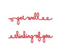 Spellbinders S2-140 Shapeabilities Sentiments 4 Die Cuts,Gold