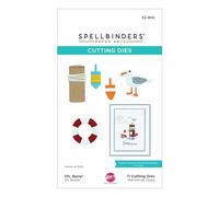 Spellbinders S2-400 Oh, Buoy! Etched Dies from The Fair Winds Collection by Dawn Woleslagle