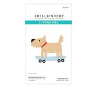 Spellbinders S2-404 Skateboarding Terry Etched Dies from The Out and About Collection