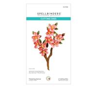 Spellbinders S4-1346 Flowering Quince Etched Dies from The Nature's Botanical Garden Collection by Susan Tierney-Cockburn