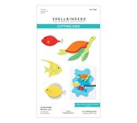 Spellbinders S4-1348 Underwater Marine Life Etched Dies from The Tunnel Scapes Collection by Vicky Papaioannou