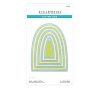 Spellbinders S5-624 Arch Labels and Tag Etched Dies from The Sealed 3D Botanicals Collection