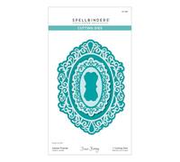 Spellbinders S7-255 Cameo Frames Etched Dies from The Peacock Paradise Collection by Dawn Bibby