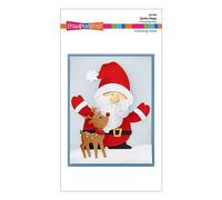 Spellbinders Santa Hugs Etched Dies from the Holiday Hugs Collection by Stampendous