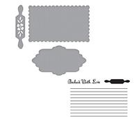 Spellbinders SBSDS-159 Recipe Card Set Stamp and Die Set, A Sweet Christmas by Sharyn Sowell