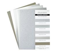 Spellbinders SCSP-002 Silver Assortment Treasured Cardstock 8 1/2" x 11-15 Pack
