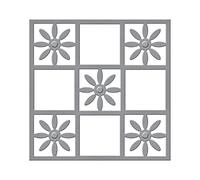Spellbinders "Shapeabilities" Flower Tile Die, Brown
