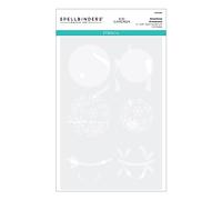 Spellbinders Snowflake Ornaments Stencil from The Bibi's Snowflakes Collection by Bibi Cameron