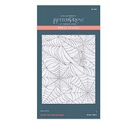 Spellbinders Spider Web Background Press Plate from The Betterpress Halloween Collection