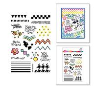 Spellbinders Stampendous FransFormer™ Geo Prints Clear Stamps