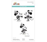 Spellbinders Steamboat Willie Duo Etched Dies from The Say Cheese Classic Mouse Collection, Silver