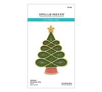 Spellbinders Stitched Christmas Tree Etched Dies from The Christmas Collection