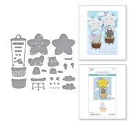 Spellbinders Swinging Among The Stars Etched Dies from The Little Smiles Collection