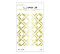 Spellbinders Tic Tac Toe Plaid, Metal, ONE