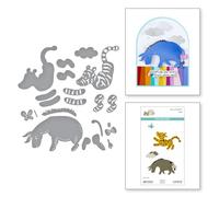 Spellbinders Tigger & Eeyore Etched Dies from The Say Cheese Classic Pooh Collection in Collaboration with Simple Stories