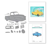Spellbinders Timeless Truck Etched Dies from The Classic Road Legends Collection by Mindy Eggen