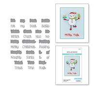 Spellbinders - Tinsel Time Sentiments- Tinsel Time