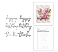 Spellbinders Yana's Layered Script Sentiments