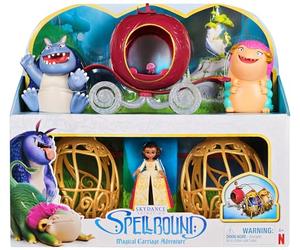 Spellbound Magical Carriage Adventure 3-Figure Playset, Ages 6+ | Poseable Ellian Doll, Monster Parents & Carriage, Recreate Movie Scenes, Imaginative Pretend Play, Birthday Gifts for Kids
