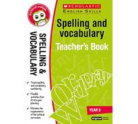 Spelling and VocabularyTeacher Resource for teaching children ages 9 to 10 (Year 5). Covers inflectional endings, prefixes and suffixes, tricky spellings and more.(Scholastic English Skills)