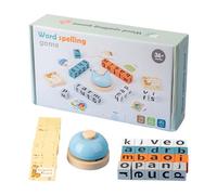 Spelling Game For Ages 3-5 - Learn Words Through Play | Interactive Alphabet Toy Set For Preschoolers | Builds Reading Skills, Letter Recognition