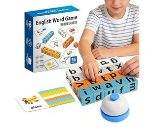 Spelling Games - English Word Matching Game - Alphabet Learning for Children from 3+ Years, School, Childhood, Activity, Classroom, Home, Travel, Birthday, Party