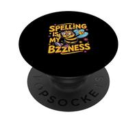 Spelling Is My Bzzzness Competition School Student ---- PopSockets Adhesive PopGrip