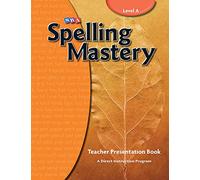 Spelling Mastery Level A, Teacher Materials