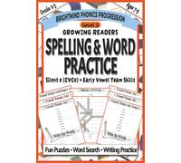 Spelling & Word Practice Level 2: Silent E (CVCe) and Early Vowel Teams: Phonics Workbook for Growing Readers with Long Vowel Practice, Fluency ... (Ages 7-9) (BrightMind Phonics Progression)