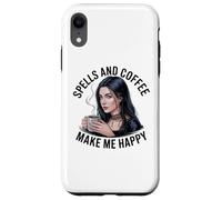 Spells and Coffee Make Me Happy Goth Girl Witch Case for iPhone XR