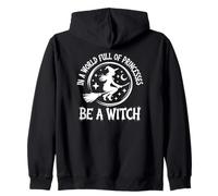 Spells Over Fairy Tales Witchcore Design Zip Hoodie