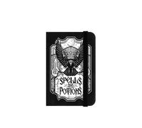 Spells & Potions Mini Black Notebook for Writing, Journaling, and Notes