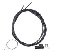 Spelonify Brake ，Cable Set Road ，and Folding Bikes, Mechanical Disc Brake， Housing with High Carbon Steel Inner Wire, Weather Resistant ，PVC Sheath, Front Rear(Black)