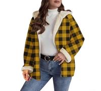 Spelonify Casual Stripe Jacket for Women Holiday Vacation Wear | Stripe print design, retro velvet texture, long sleeve , regular fit, winter warmth