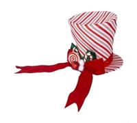 Spelonify Christmas Tree Hat 22cm Red Soft Fabric Festive Embellishments | Comfortable soft fabric suitable for extended wear and Christmas parties easy to care and maintain for holiday use