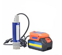Spelonify Cordless Submersible Pump 21V Lithium Battery, Diesel Transfer Pump with 40-60L/min, Portable Oil Extractor and Drainage Pump Remote Site Dewatering, Alloy Fluid Handler