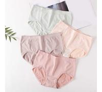 Spelonify Mid-Waist Seamless Panties Women Large Size Hip Booster | Seamless construction, hip-lifting , mid-waist support, breathable fabric, solid color style
