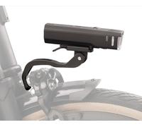 Spelonify Out-Front Light Mounting Bracket, Aluminium Alloy Handlebar Extender Folding Bikes, Quick Install Front Fork Light Clip & Cycle Computer Holder(C)