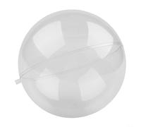 Spelonify Transparent plastic decorative balls, fillable Christmas balls, transparent hollow tree decorations, for DIY photo crafts, wedding table decorations,10cm to 16cm.(14cm)