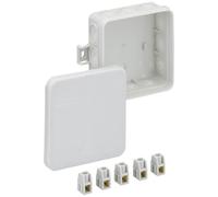 Spelsberg 34461201 Junction Box 85x85x37mm white IP55 2-14mm seal IK07