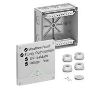 Spelsberg Abox 160-16² - IP66 Waterproof Junction Box with Raised Screw Terminal Block, 5-Pole - Grey - Rated 690V, 76A for Industrial & Outdoor Applications