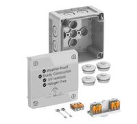 Spelsberg Junction Box 92x92x60mm grey IP66/IP67/IP69 VDE certified 40247001