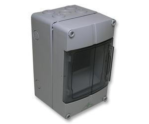 SPELSBERG - IP65 Polystyrene 5 Way Distribution Box, 125x200x122mm (LxWxH)