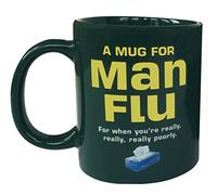 Spencer & Fleetwood Man-Flu Mug, Ceramic, Green, 10 Count (Pack of 1)