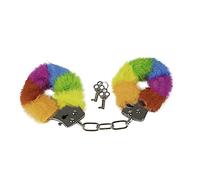 Spencer & Fleetwood Rainbow Furry Handcuffs Pride Hen Party